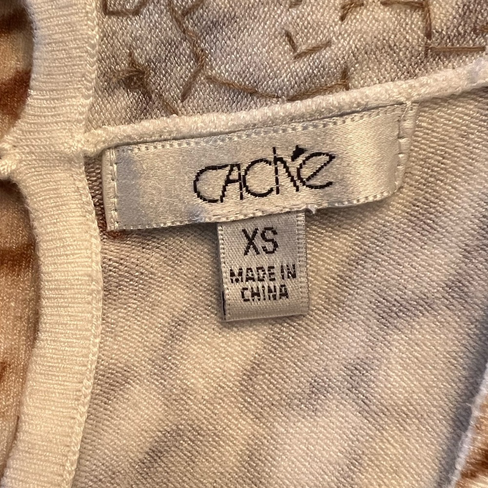 Cache Print Tank Top With Embellishments - image 7